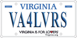 Автомобильный номер Виргинии стандарта 1993 года (модификация 2014 года)