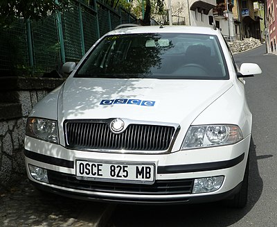 Автомобиль ОБСЕ в Сараево